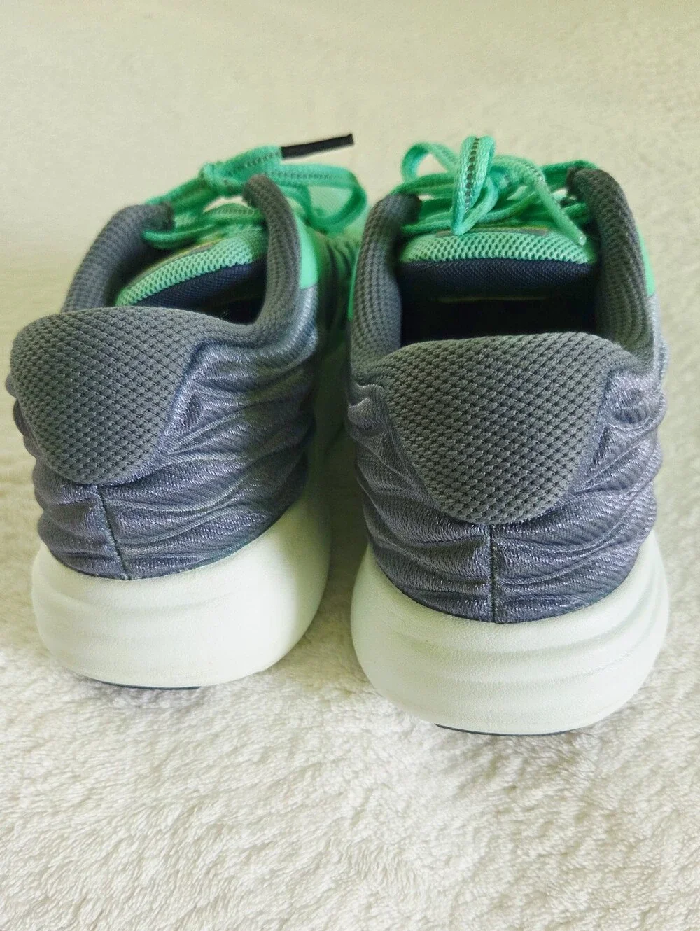 Nike ✨️ Women's Lunarstelos Shield Mint Green Running Shoes Size 7.5